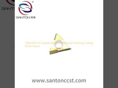 Hạt dao cacbua TNGG16T3-X cho hiệu suất cắt hoàn thiện chính xác