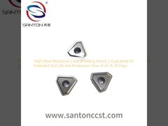 Đảm bảo khả năng chống mài mòn cao của mảnh dao phay cacbua giúp kéo dài tuổi thọ dụng cụ và thời gian sản xuất từ ​​25 đến 30 ngày