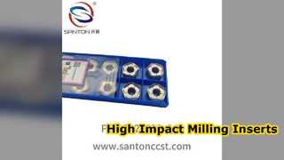 Mảnh dao phay W Co Ti có tác động cao PNGG120530